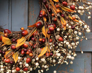 Fall Acorn Wreath