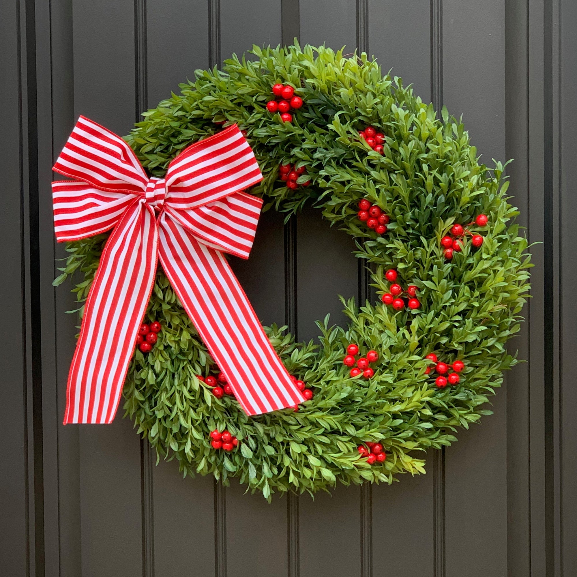 Boxwood Berry Wreath