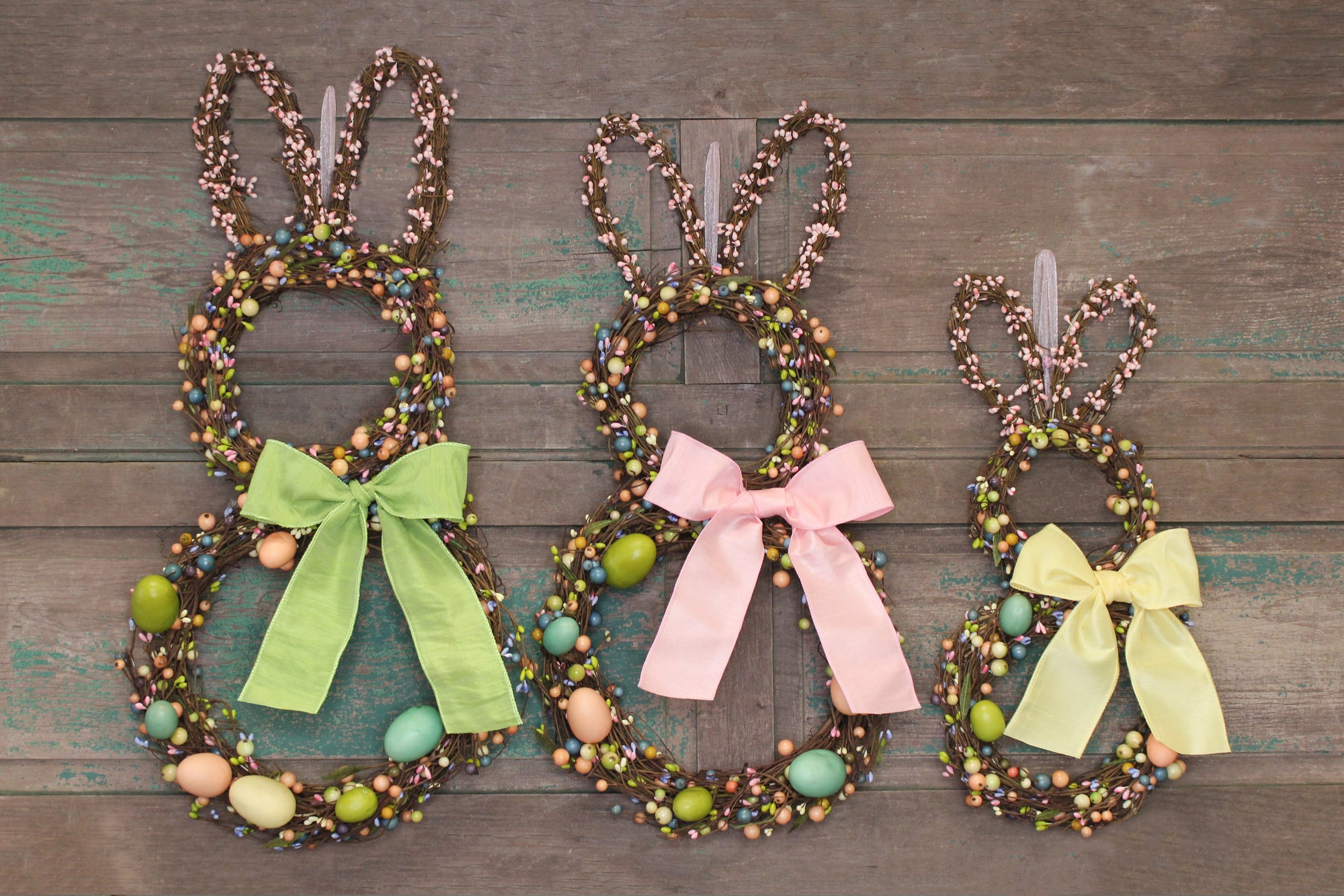 Easter Egg Bunny Wreath
