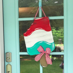 Patriotic Popsicle Door Hanger