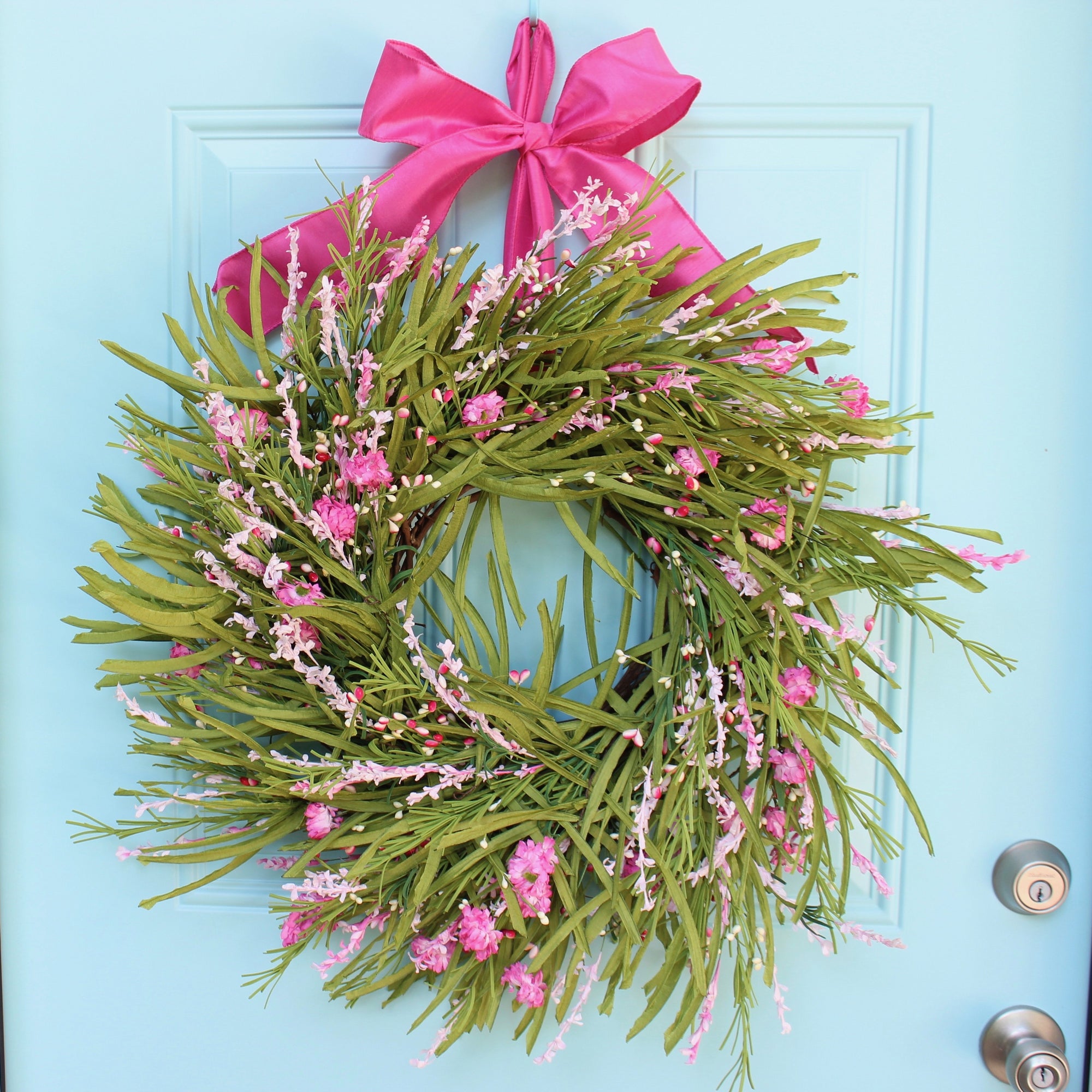 Green Forsythia Wreath