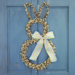 Pip Berry Bunny Wreath with Bow