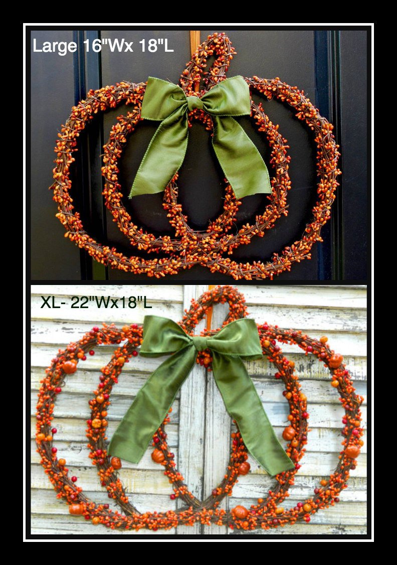 Pumpkin Pip Berry Wreath