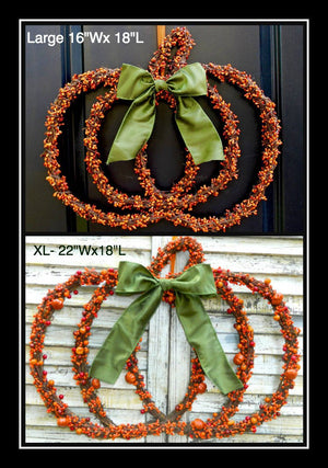 Pumpkin Pip Berry Wreath