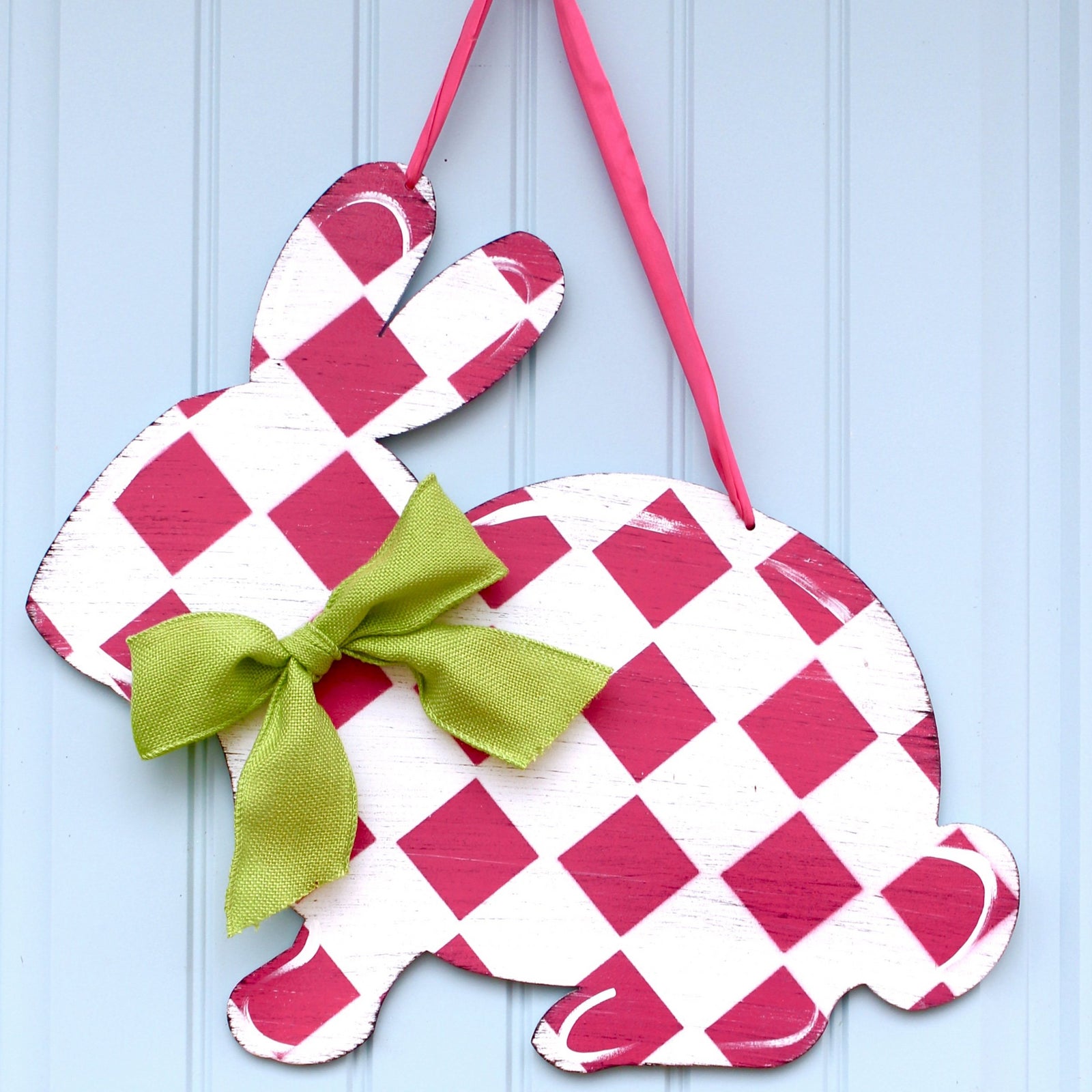 Bunny Silhouette Door Hanger