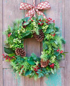 Evergreen Christmas Wreath