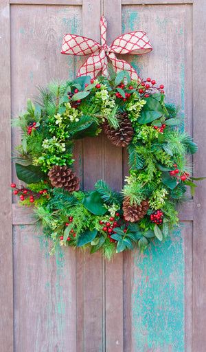 Evergreen Christmas Wreath