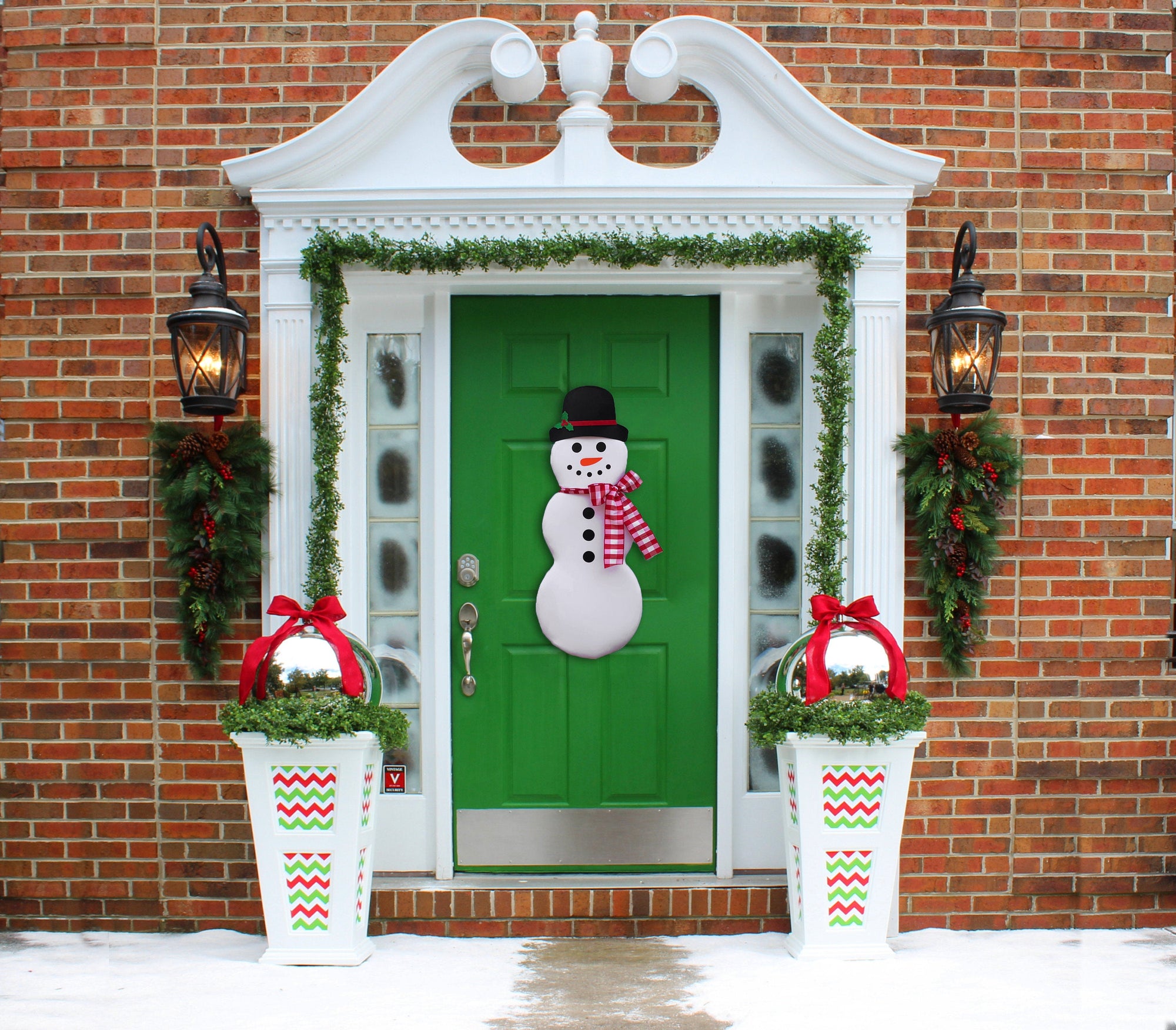 Snowman Door Hanger