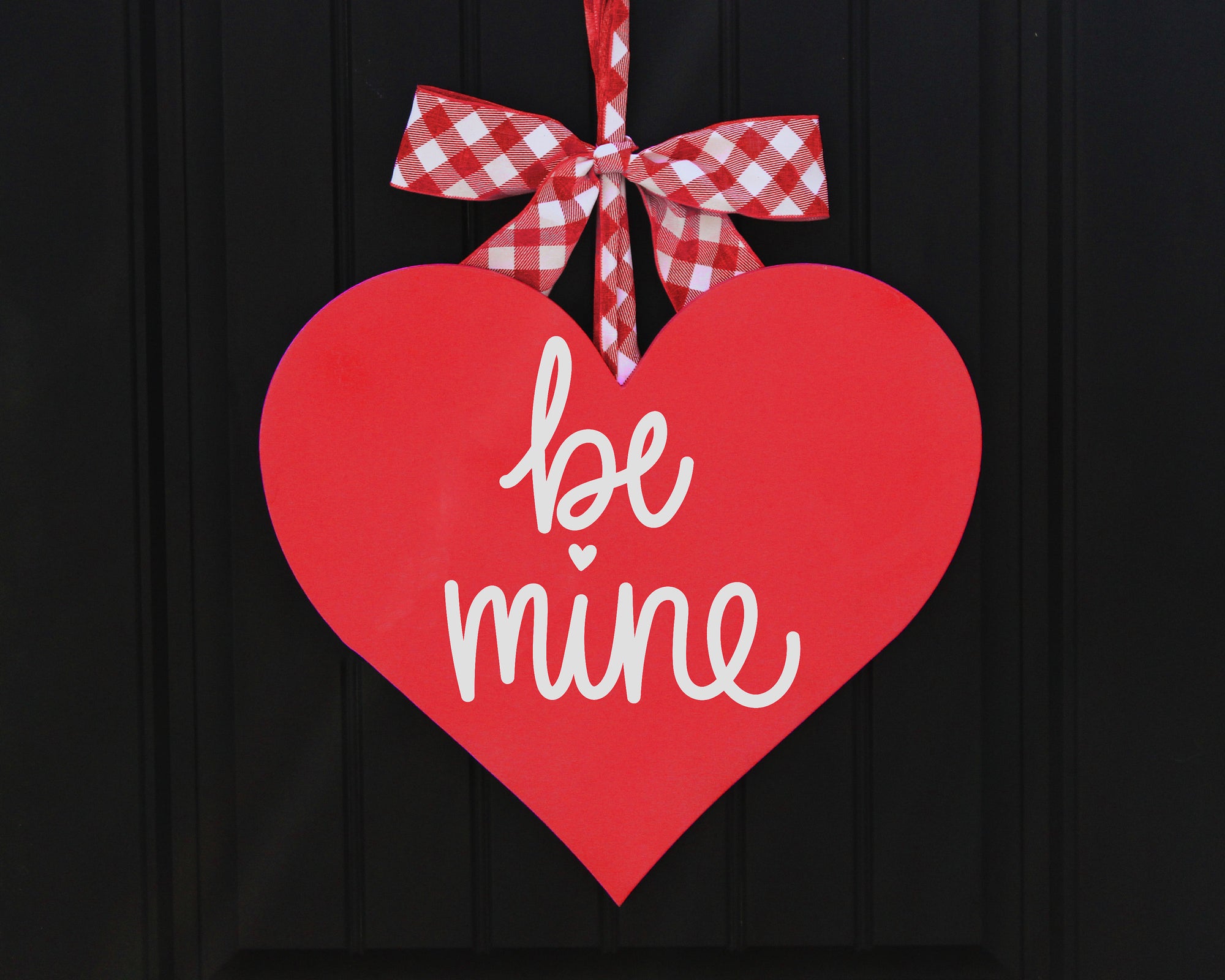 Wood Heart Door Hanger