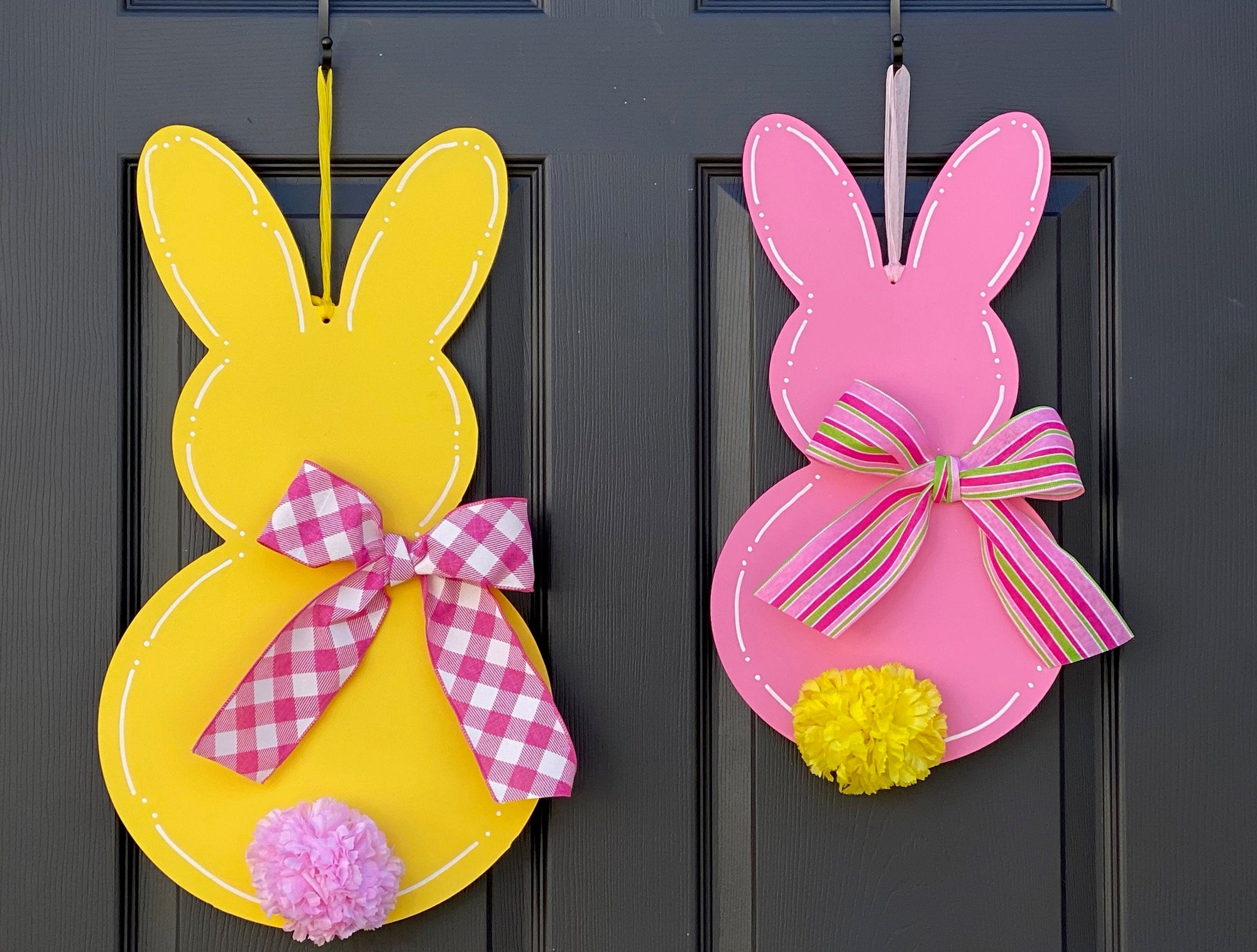Pastel Bunny Door Hanger