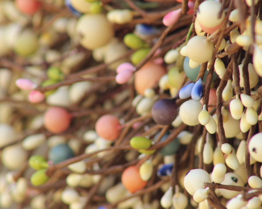 Easter Egg & Cream Berry Wreath