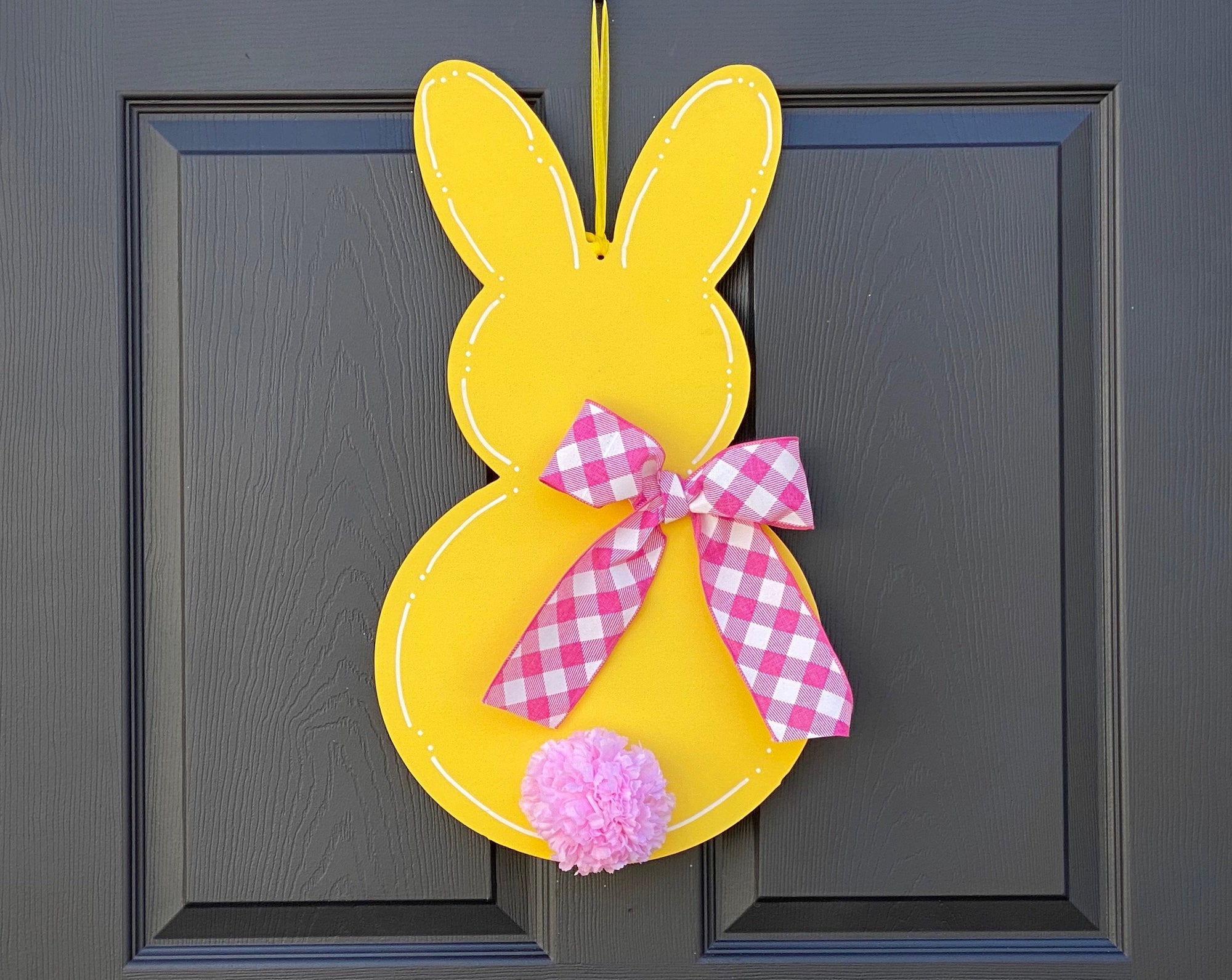 Pastel Bunny Door Hanger