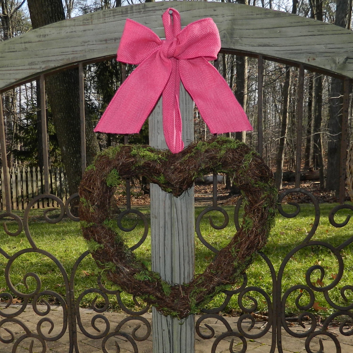 Moss Heart Wreath