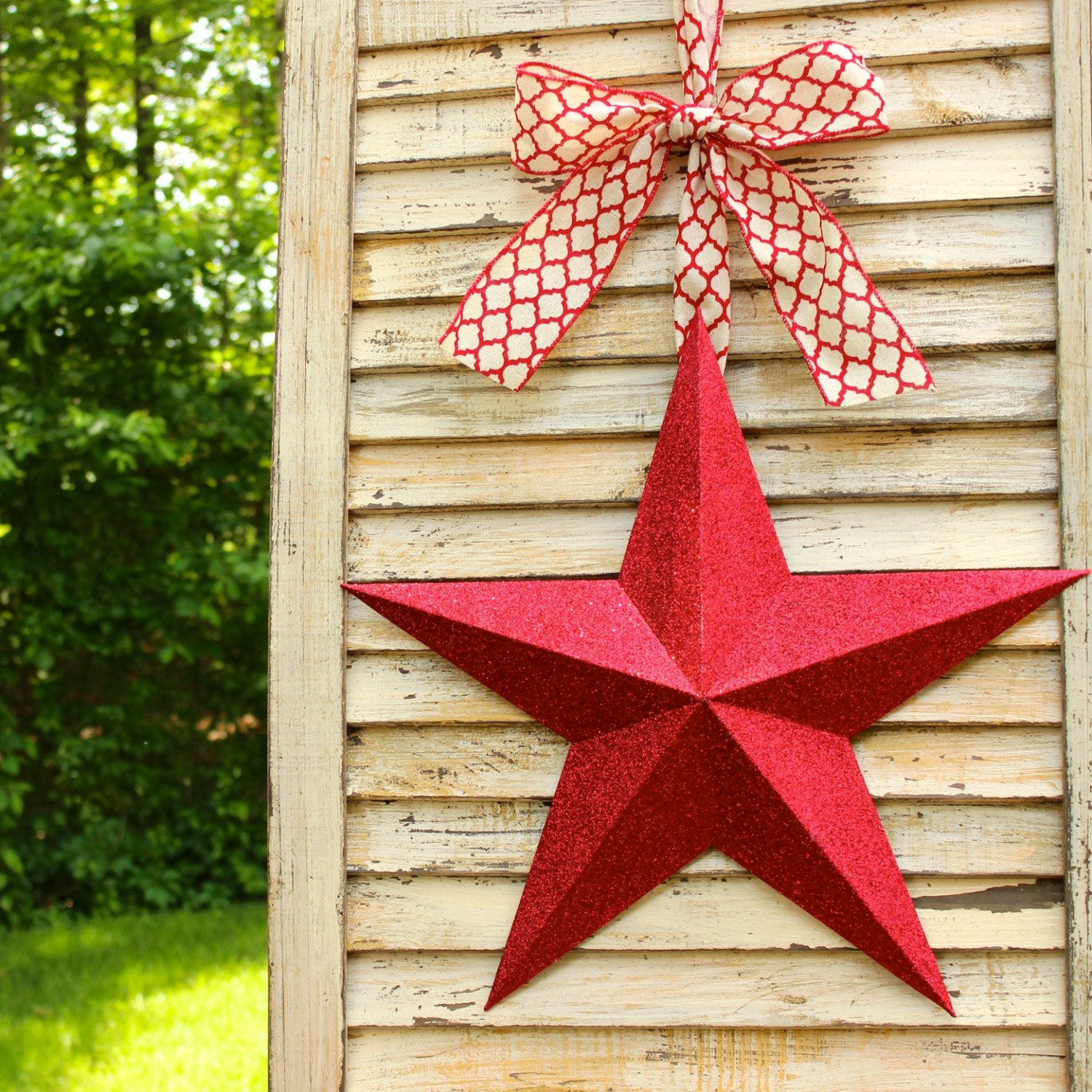 Glitter Star Door Hanger