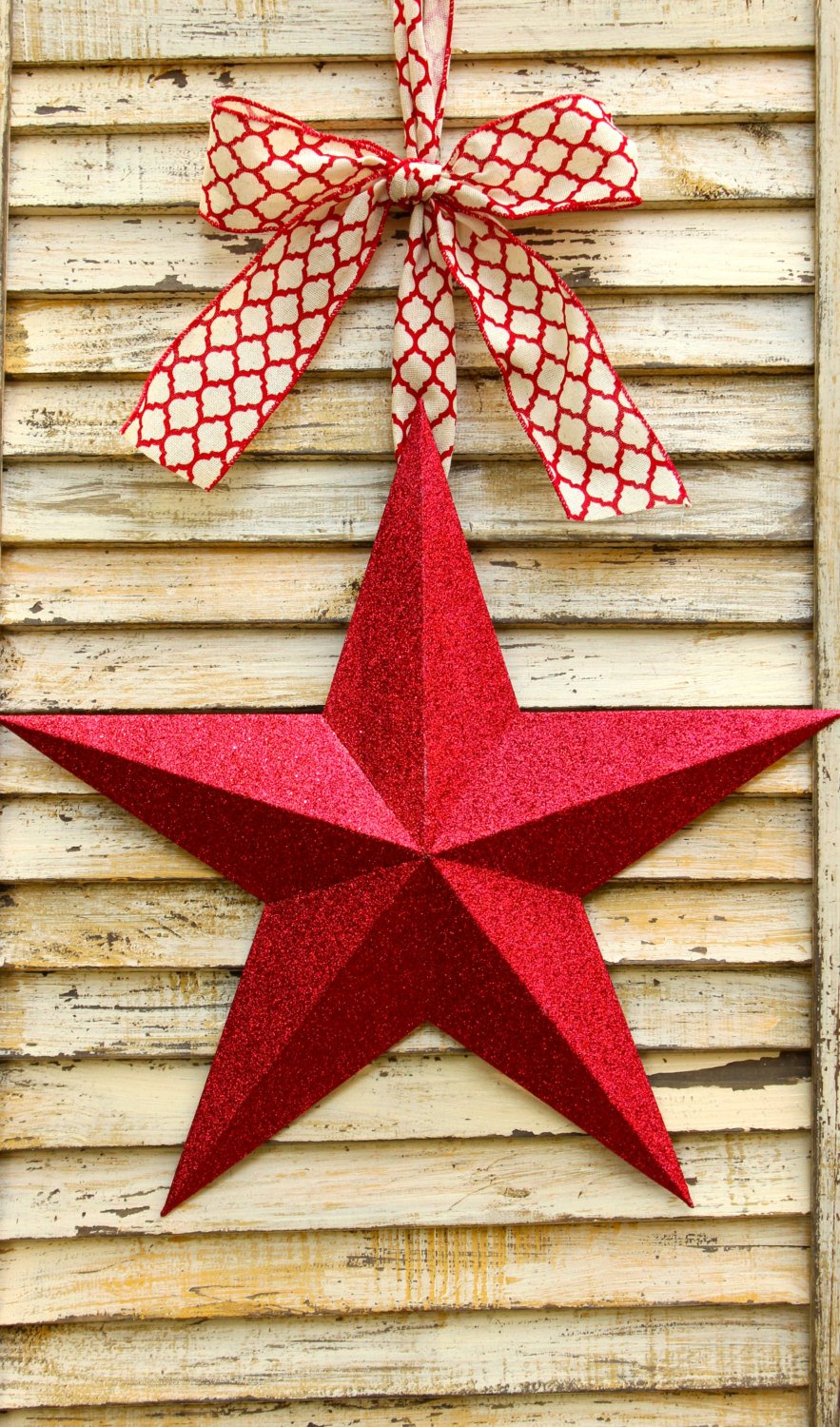 Glitter Star Door Hanger