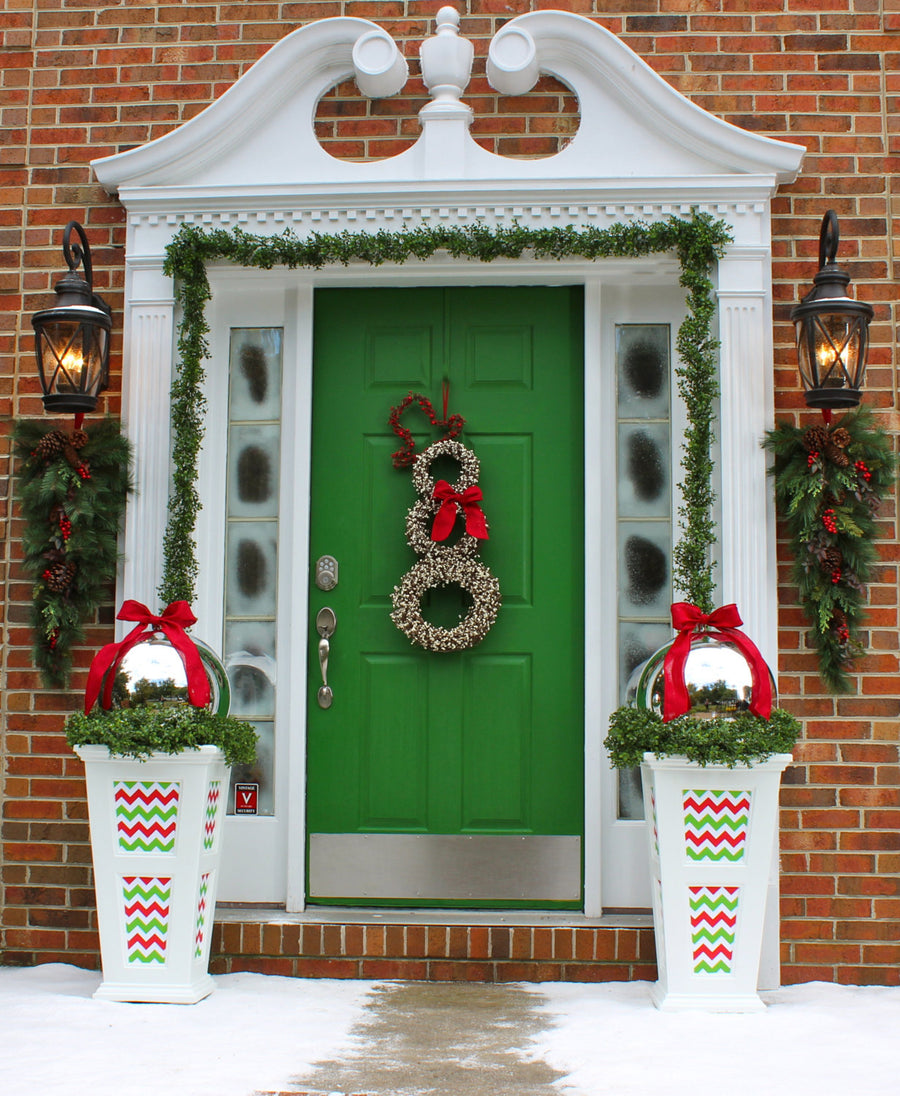 Build Your Own Berry Snowman Wreath