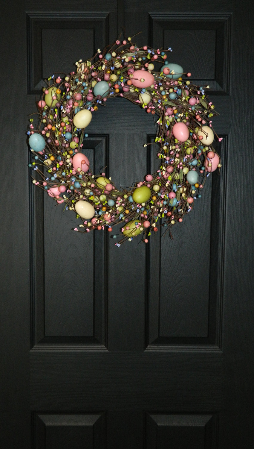 Rustic Easter Egg Wreath
