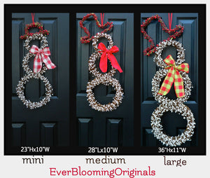 Build Your Own Berry Snowman Wreath