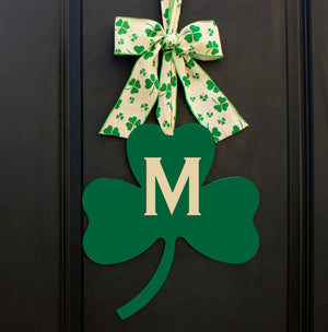 St. Patrick's Day Shamrock Door Hanger