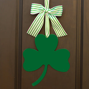 St. Patrick's Day Shamrock Door Hanger
