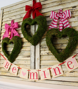 Moss Heart Door Hanger