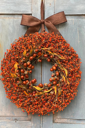 Fall Acorn Wreath