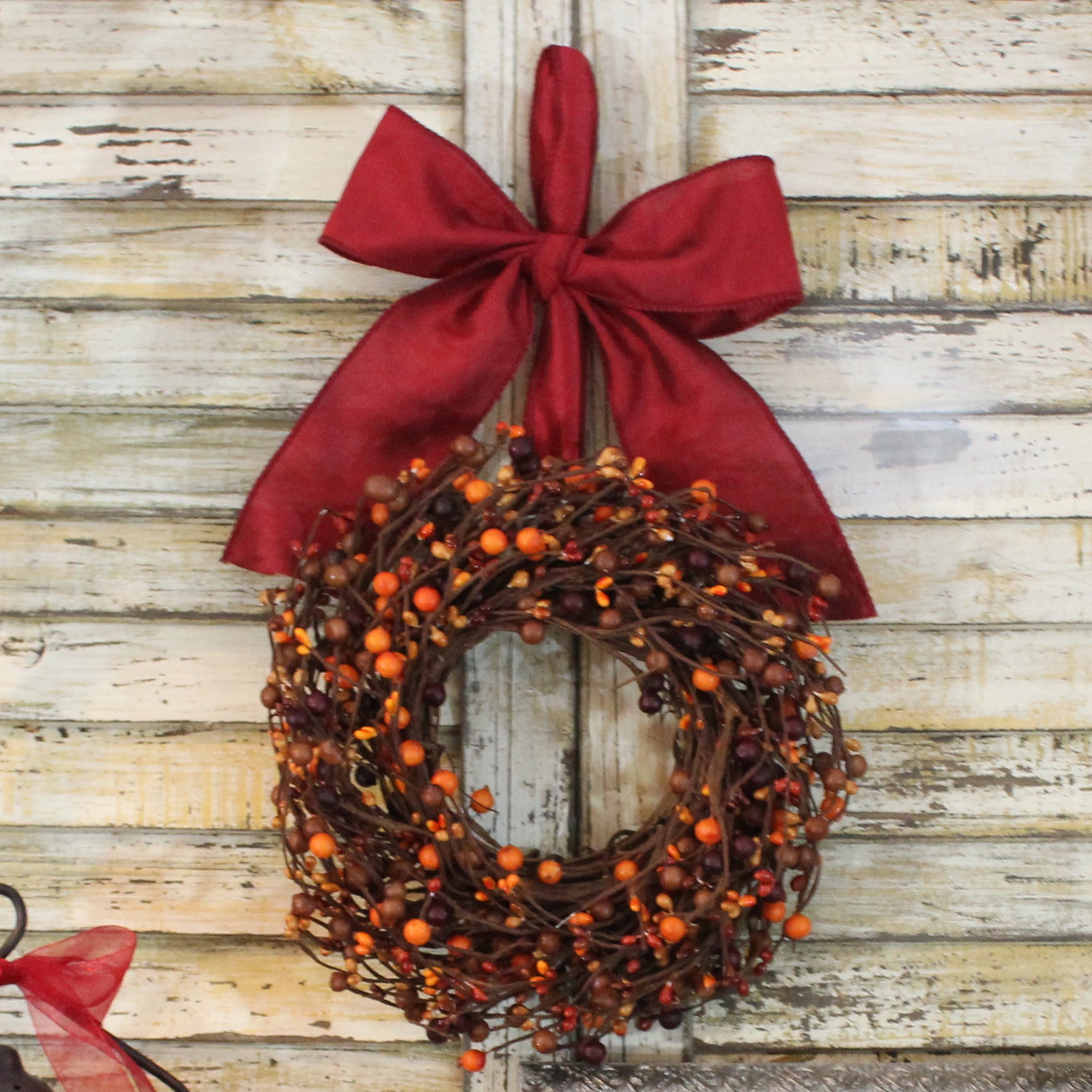 Mini Berry Wreath with Bow
