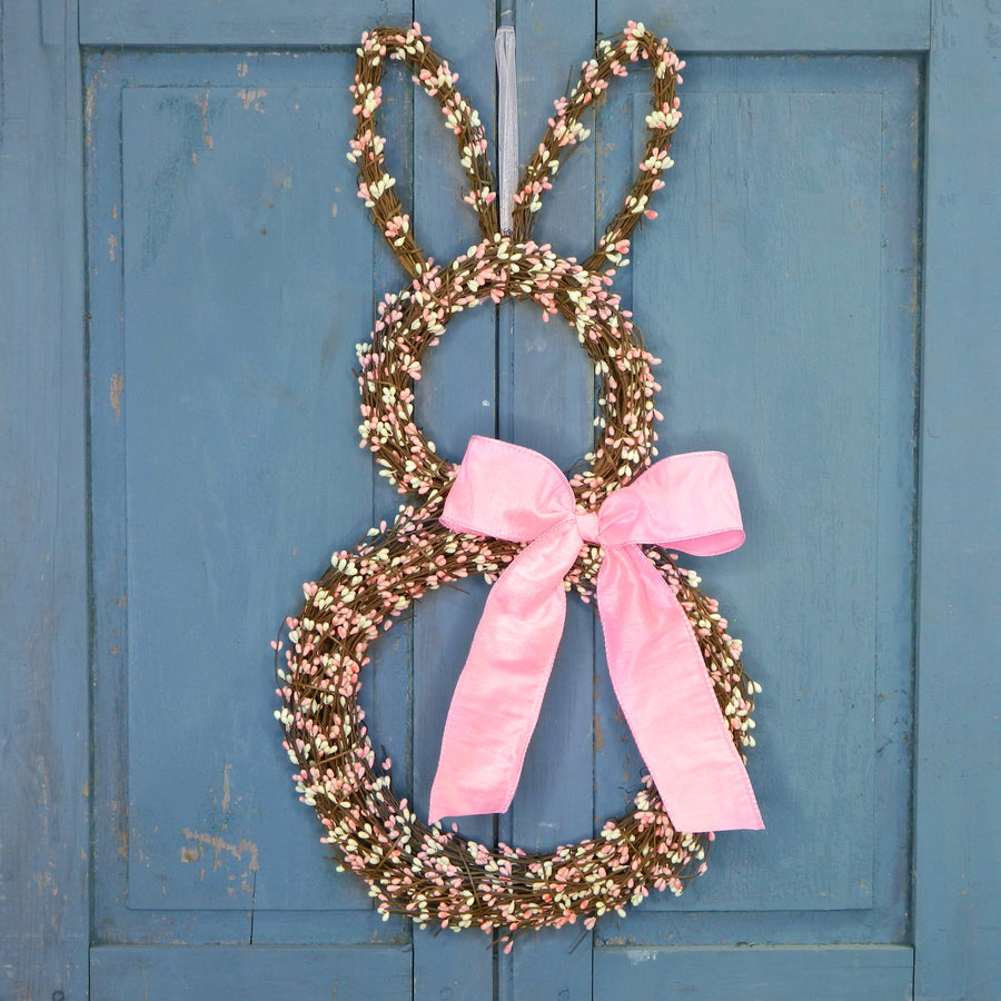 Pip Berry Bunny Wreath with Bow